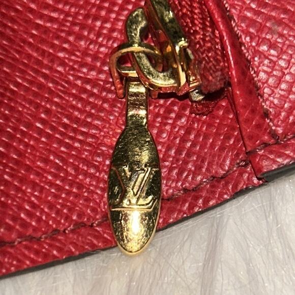 Louis Vuitton Monogram Canvas Cerise Leather Kimono Wallet - Picture 10 of 16